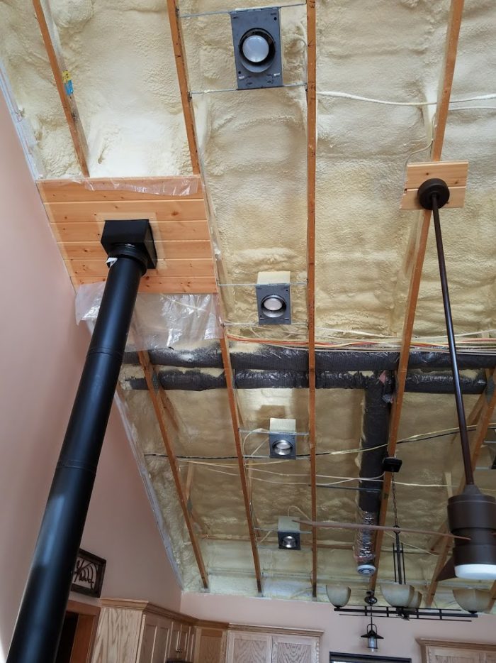 How To Install Wood Stove Pipe Through Cathedral Ceil vrogue.co